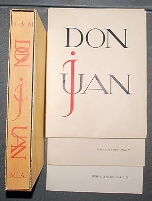 Don Juan. Lithographies De Mariano Andreu.
