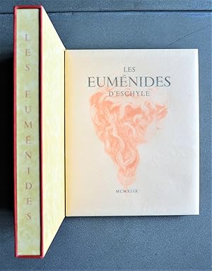 Les Euménides. Traduction Inédite De Jean-Philippe Aniel . Gravures De Fernand Hertenberger.