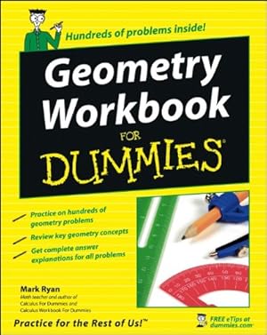 Imagen del vendedor de Geometry Workbook For Dummies by Ryan, Mark [Paperback ] a la venta por booksXpress