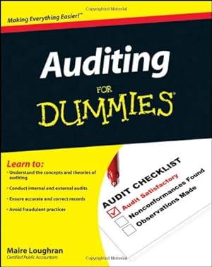 Seller image for Auditing For Dummies by Loughran, Maire [Paperback ] for sale by booksXpress
