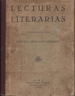 Seller image for LECTURAS LITERARIAS for sale by Librera Hijazo