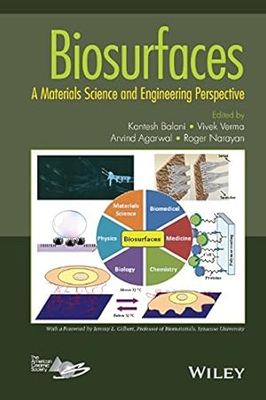 Seller image for Biosurfaces: A Materials Science and Engineering Perspective by Balani, Kantesh, Verma, Vivek, Agarwal, Arvind, Narayan, Roger [Hardcover ] for sale by booksXpress