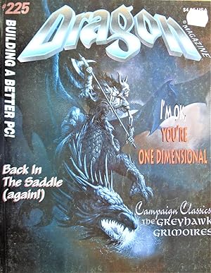 Dragon Magazine #225. Vol. XX, No. 8 January 1996