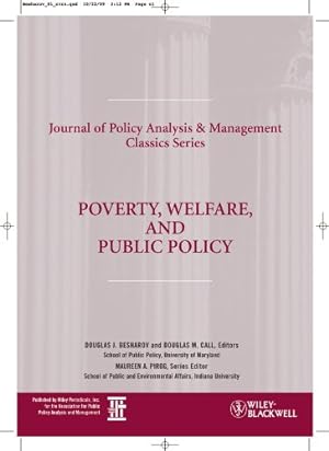 Imagen del vendedor de Poverty, Welfare, and Public Policy by Besharov, Douglas J., Call, Douglas M. [Paperback ] a la venta por booksXpress