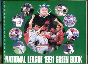 National League Green Book-1991