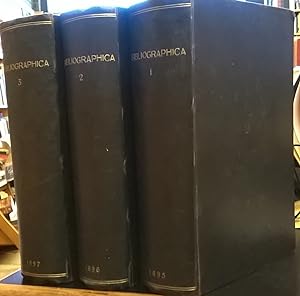 Seller image for Bibliographica: Papers on Books, Their History and Art, 3 vol for sale by Moe's Books