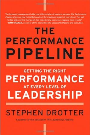 Seller image for The Performance Pipeline: Getting the Right Performance At Every Level of Leadership by Drotter, Stephen [Hardcover ] for sale by booksXpress