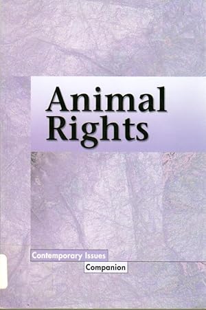 Immagine del venditore per Animal Rights (Contemporary Issues Companion) venduto da Firefly Bookstore