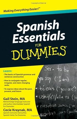 Seller image for Spanish Essentials For Dummies by Stein, Gail, Kraynak, Mary [Paperback ] for sale by booksXpress