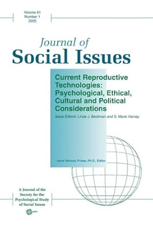 Immagine del venditore per Current Reproductive Technologies: Psychological, Ethical, Cultural and Political Considerations (Journal of Social Issues) [Paperback ] venduto da booksXpress