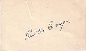 Seller image for Prentice Cooper, Autographed Card, Tennessee Governor for sale by The Ridge Books
