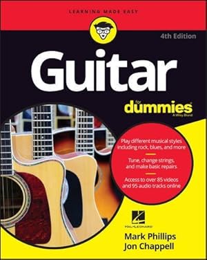 Seller image for Guitar For Dummies, 4th Edition by Phillips, Mark [Paperback ] for sale by booksXpress