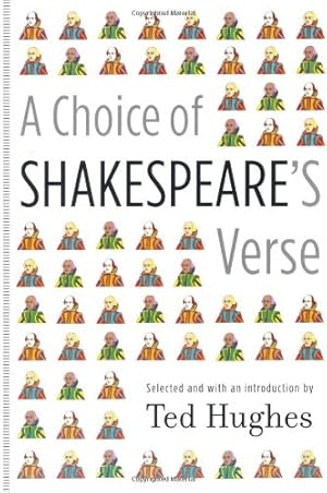 Seller image for A Choice of Shakespeare's Verse by Hughes, Ted [Paperback ] for sale by booksXpress