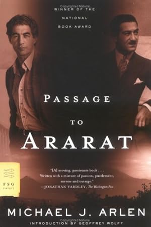 Seller image for Passage To Ararat (FSG Classics) by Arlen, Michael J. [Paperback ] for sale by booksXpress