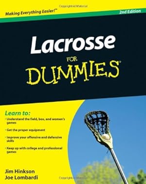 Seller image for Lacrosse For Dummies by Hinkson, Jim, Lombardi, Joe [Paperback ] for sale by booksXpress