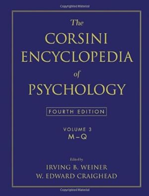 Seller image for The Corsini Encyclopedia of Psychology, Volume 3 [Hardcover ] for sale by booksXpress