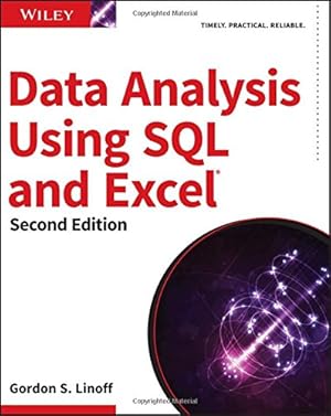 Imagen del vendedor de Data Analysis Using SQL and Excel by Linoff, Gordon S. [Paperback ] a la venta por booksXpress