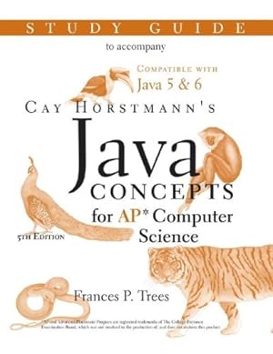 Seller image for Java Concepts: Advanced Placement Computer Science Study Guide by Trees, Frances P., Horstmann, Cay S. [Paperback ] for sale by booksXpress
