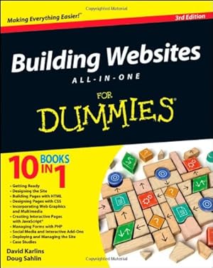 Seller image for Building Websites All-in-One For Dummies by David Karlins, Doug Sahlin [Paperback ] for sale by booksXpress