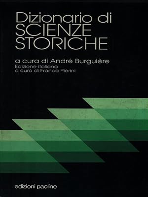 Bild des Verkufers fr Dizionario di scienze storiche zum Verkauf von Librodifaccia