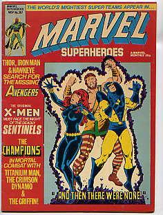 Seller image for MARVEL SUPERHEROES NO 367(NOVEMBER 1980) for sale by TARPAULIN BOOKS AND COMICS