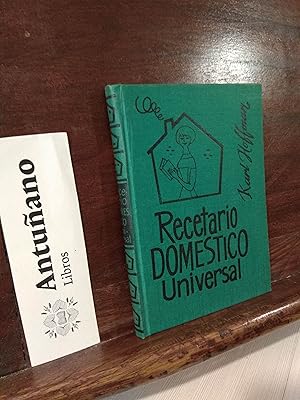 Seller image for Recetario domestico universal for sale by Libros Antuano