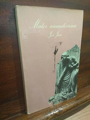 Imagen del vendedor de Mater amantissima a la venta por Libros Antuano