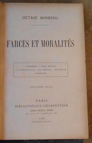 Farces et Moralités