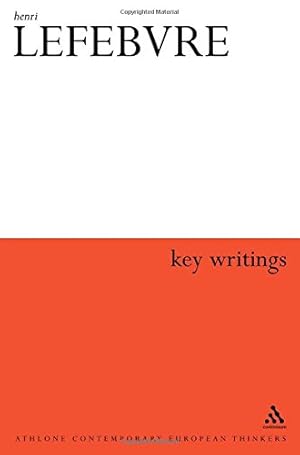 Immagine del venditore per Henri Lefebvre: Key Writings (Athlone Contemporary European Thinkers) [Paperback ] venduto da booksXpress