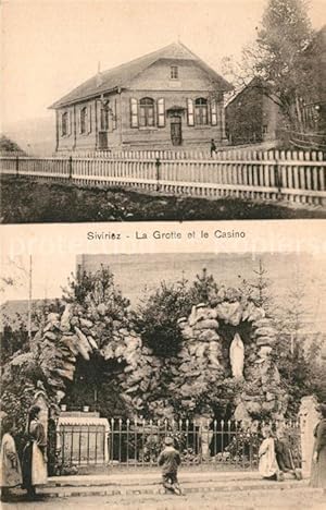 Postkarte Carte Postale 13558728 Siviriez La Grotte et le Casino Siviriez