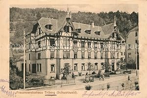 Postkarte Carte Postale 33567281 Triberg Schwarzwald Frauenvereinshaus Triberg Schwarzwald