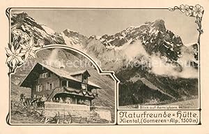 Postkarte Carte Postale 13567485 Kiental Naturfreunde Huette Gorneren Alp Kiental