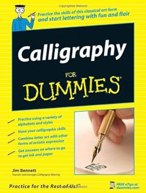 Seller image for Calligraphy For Dummies by Bennett, Jim [Paperback ] for sale by booksXpress