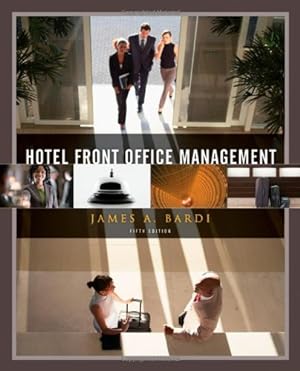 Imagen del vendedor de Hotel Front Office Management by Bardi, James A. [Hardcover ] a la venta por booksXpress