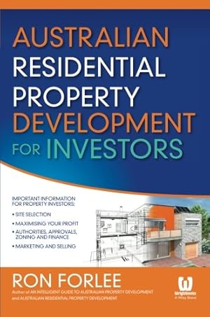 Image du vendeur pour Australian Residential Property Development for Investors by Forlee, Ron [Paperback ] mis en vente par booksXpress