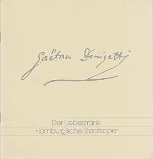Seller image for Programmheft Gaetano Donizetti: DER LIEBESTRANK Spielzeit 1993 / 94 for sale by Programmhefte24 Schauspiel und Musiktheater der letzten 150 Jahre
