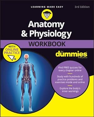 Seller image for Anatomy & Physiology Workbook For Dummies with Online Practice by Odya, Erin, DuPree, Pat [Paperback ] for sale by booksXpress