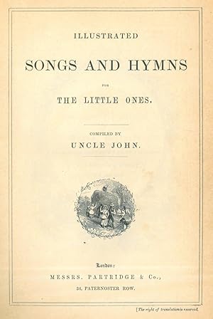 Image du vendeur pour Illustrated Songs and Hymns for the little Ones. Compiled. mis en vente par Franziska Bierl Antiquariat