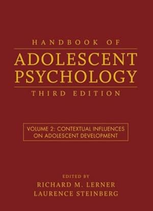 Seller image for Handbook of Adolescent Psychology, Volume 2: Contextual Influences on Adolescent Development [Hardcover ] for sale by booksXpress