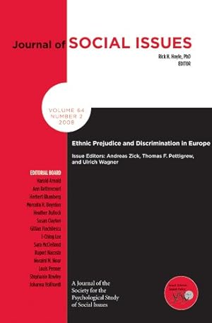 Seller image for Prejudice and Discrimination in Europe [Paperback ] for sale by booksXpress