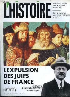 Seller image for L'histoire n 139 - L'expulsion des juifs de France par Nol Coulet, Les amazones ont-elles vraiment exist ? par Paul Faure, La vogue des miroirs a Paris : du luxe a la ncessit par Sabine Melchior-Bonnet, Les famines en Inde : la colonisation for sale by Le-Livre