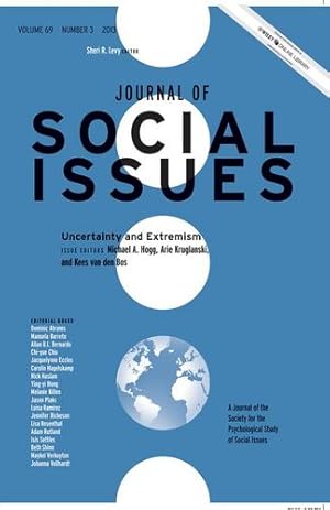 Seller image for Uncertainty and Extremism (Journal of Social Issues (JOSI)) [Paperback ] for sale by booksXpress