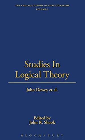 Bild des Verkufers fr Studies In Logical Theory (Thoemmes Library of American Thought) [Hardcover ] zum Verkauf von booksXpress