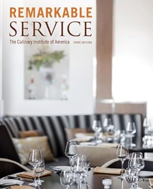 Seller image for Remarkable Service by The Culinary Institute of America (CIA) [Paperback ] for sale by booksXpress