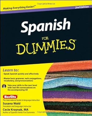 Imagen del vendedor de Spanish For Dummies by Wald, Susana, Kraynak, Cecie [Paperback ] a la venta por booksXpress