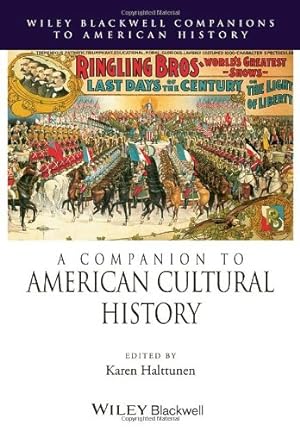 Image du vendeur pour A Companion to American Cultural History by Halttunen, Karen [Paperback ] mis en vente par booksXpress