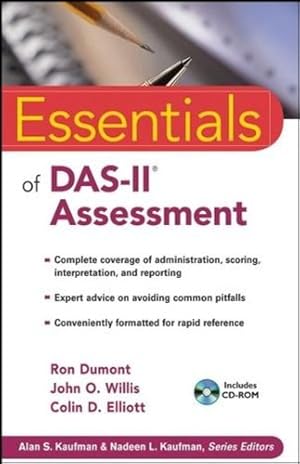 Bild des Verkufers fr Essentials of DAS-II Assessment by Dumont, Ron, Willis, John O., Elliott, Colin D. [Paperback ] zum Verkauf von booksXpress