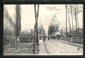 Carte postale Arcis-sur-Aube, La Rue de Chalons