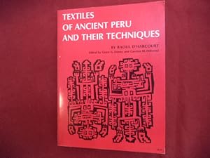 Bild des Verkufers fr Textiles of Ancient Peru and Their Techniques. zum Verkauf von BookMine