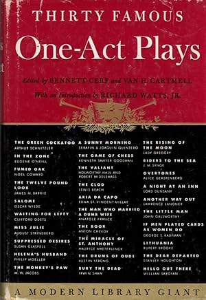 Seller image for Thirty Famous One-Act Plays [G-22 - Modern Library Giant] for sale by Clausen Books, RMABA